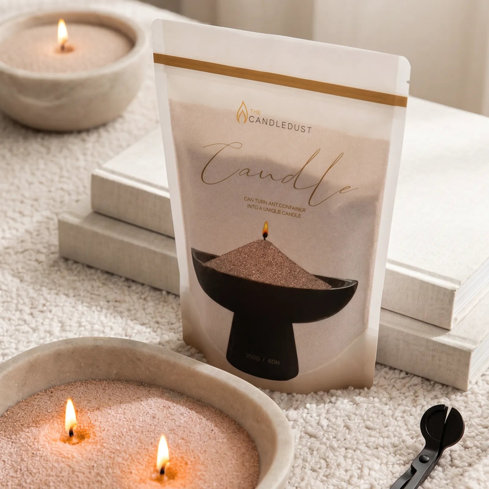 Nude unscented Candle Sand 1Kg / 2.20lbs