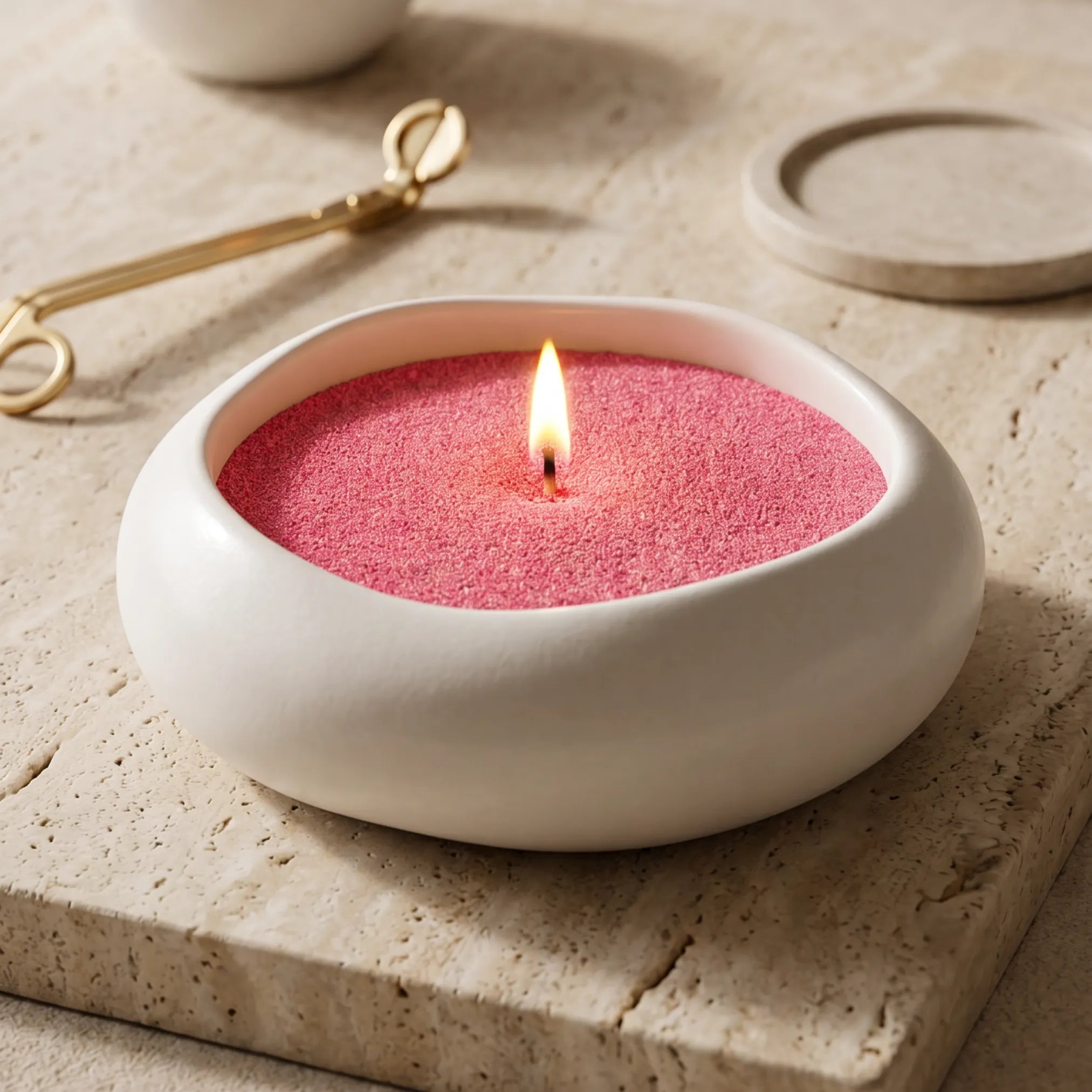 Blush Vintage unscented Candle Sand 1Kg / 2.20lbs