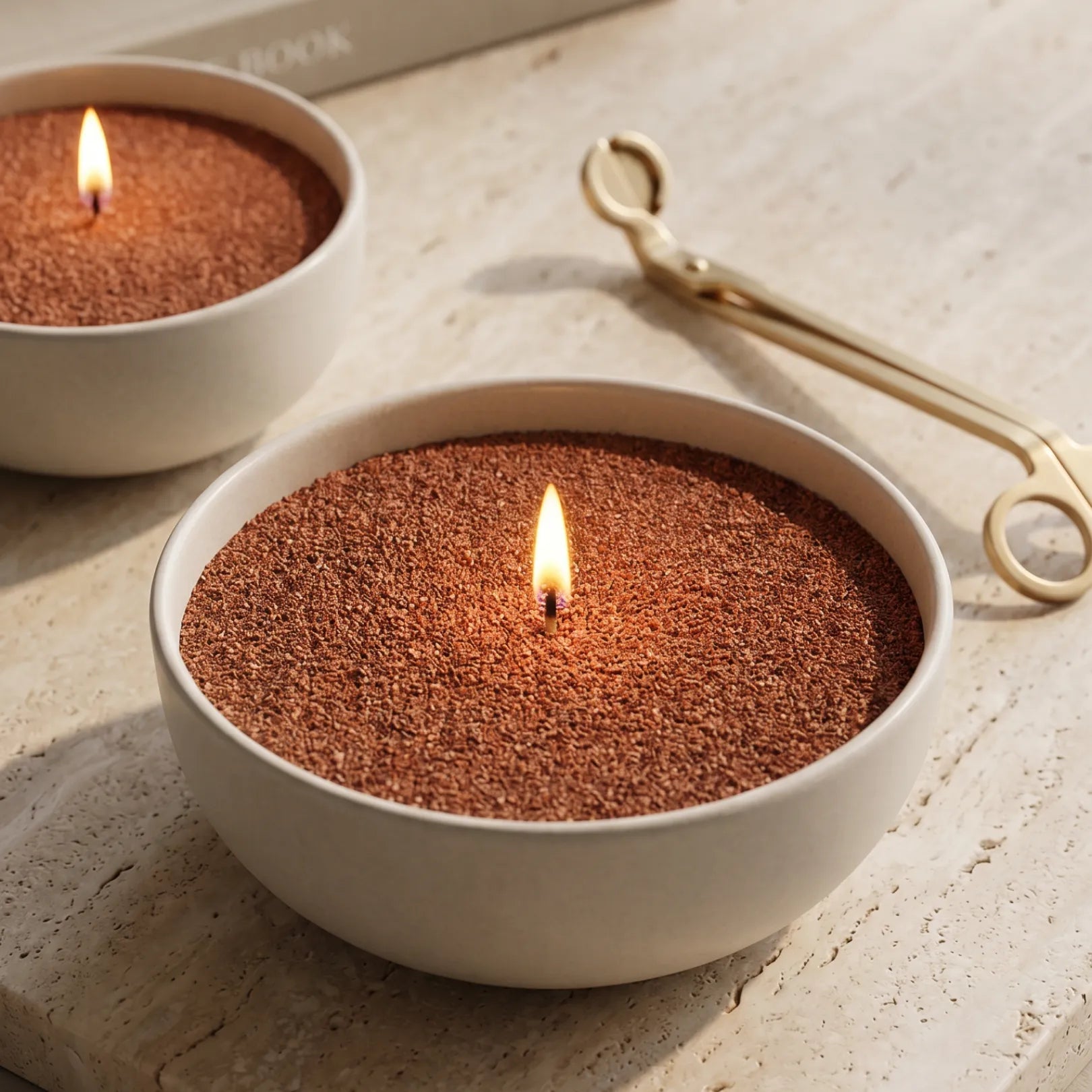 Peacan unscented Candle Sand 1Kg / 2.20lbs