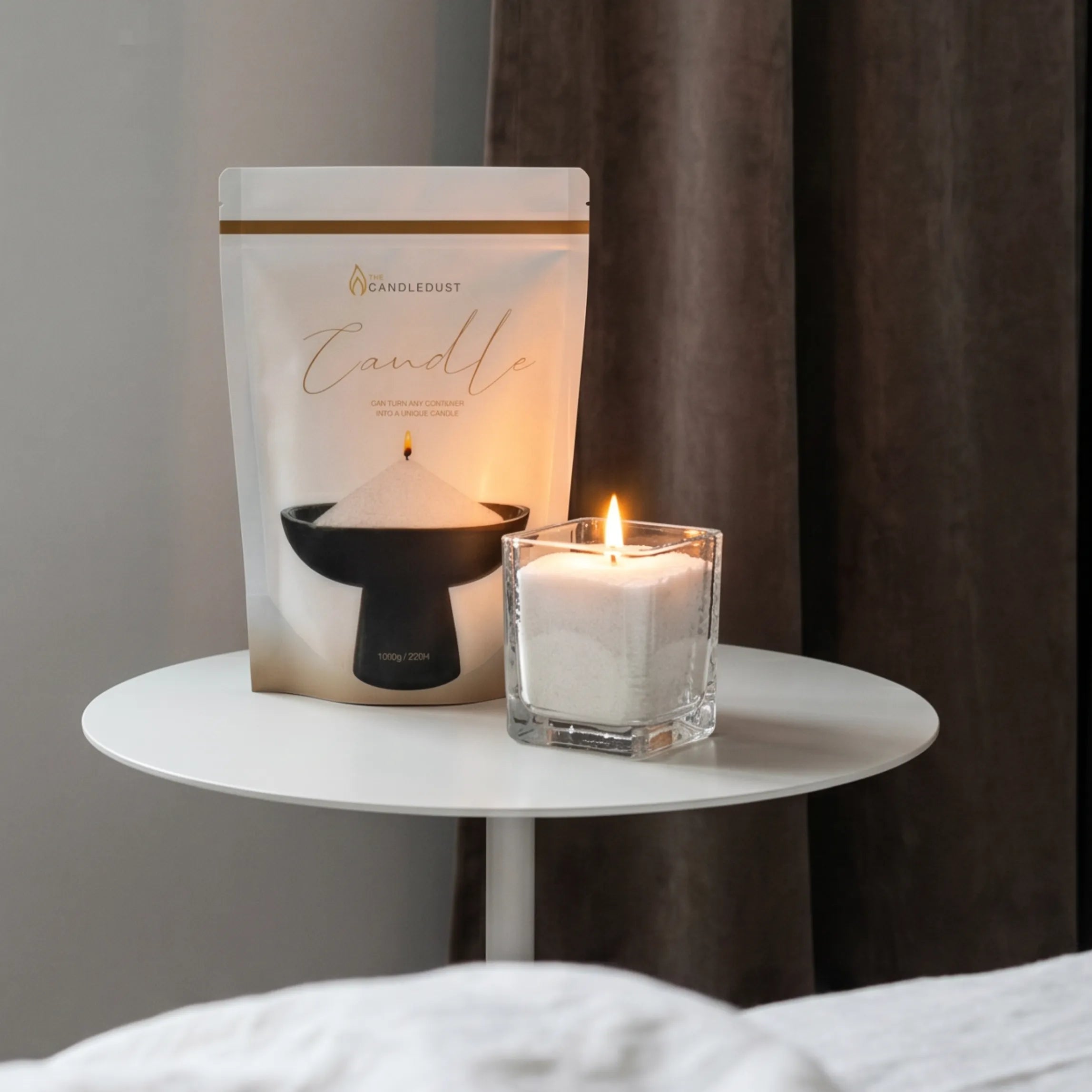 Ivory unscented Candle Sand 1Kg / 2.20lbs
