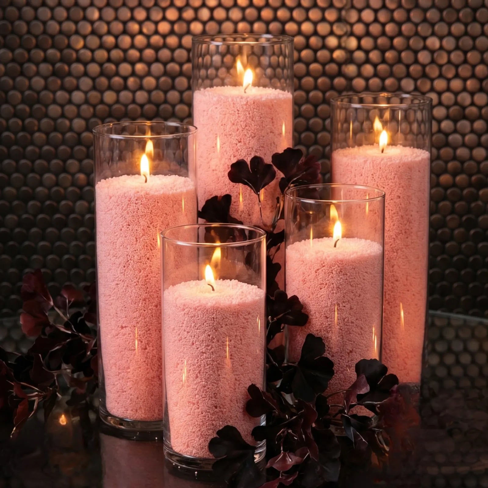 Peach unscented Candle Sand 1Kg / 2.20lbs