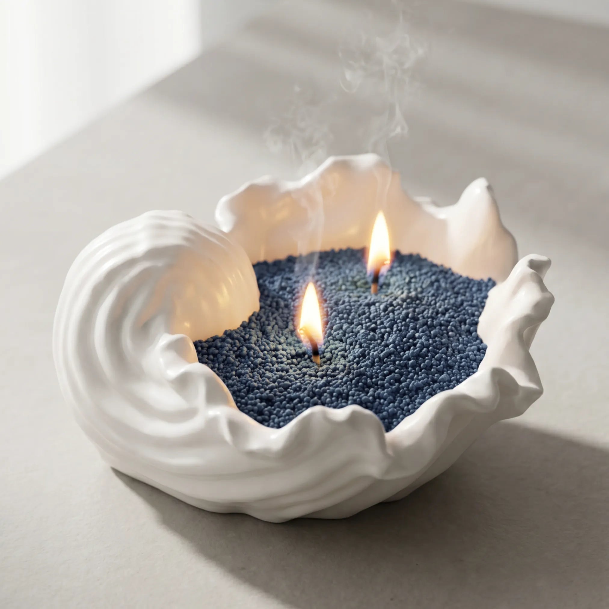 Space Grey unscented Candle Sand 1Kg / 2.20lbs