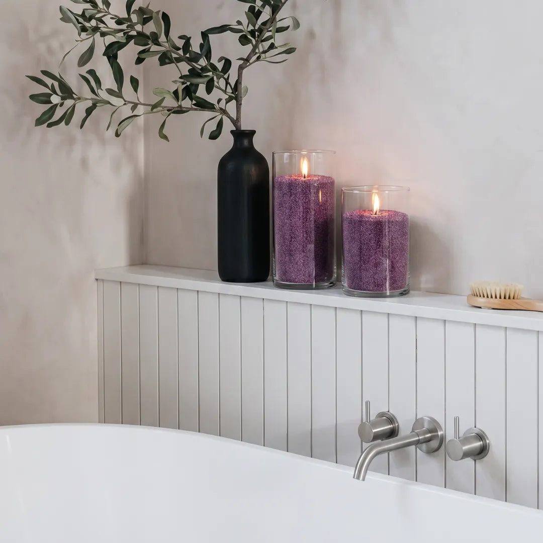 Dark Lilac unscented Candle Sand 1Kg / 2.20lbs