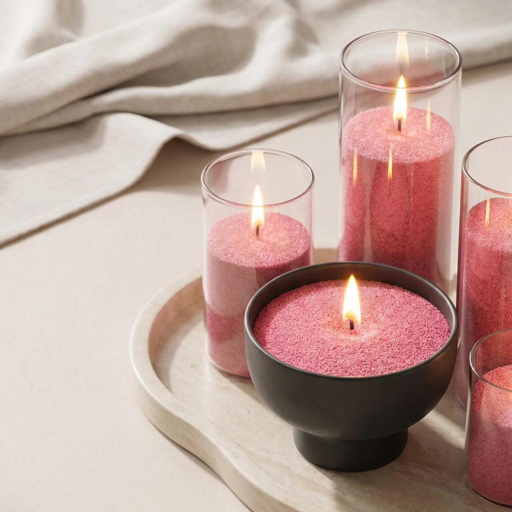 Blush Vintage unscented Candle Sand 1Kg / 2.20lbs
