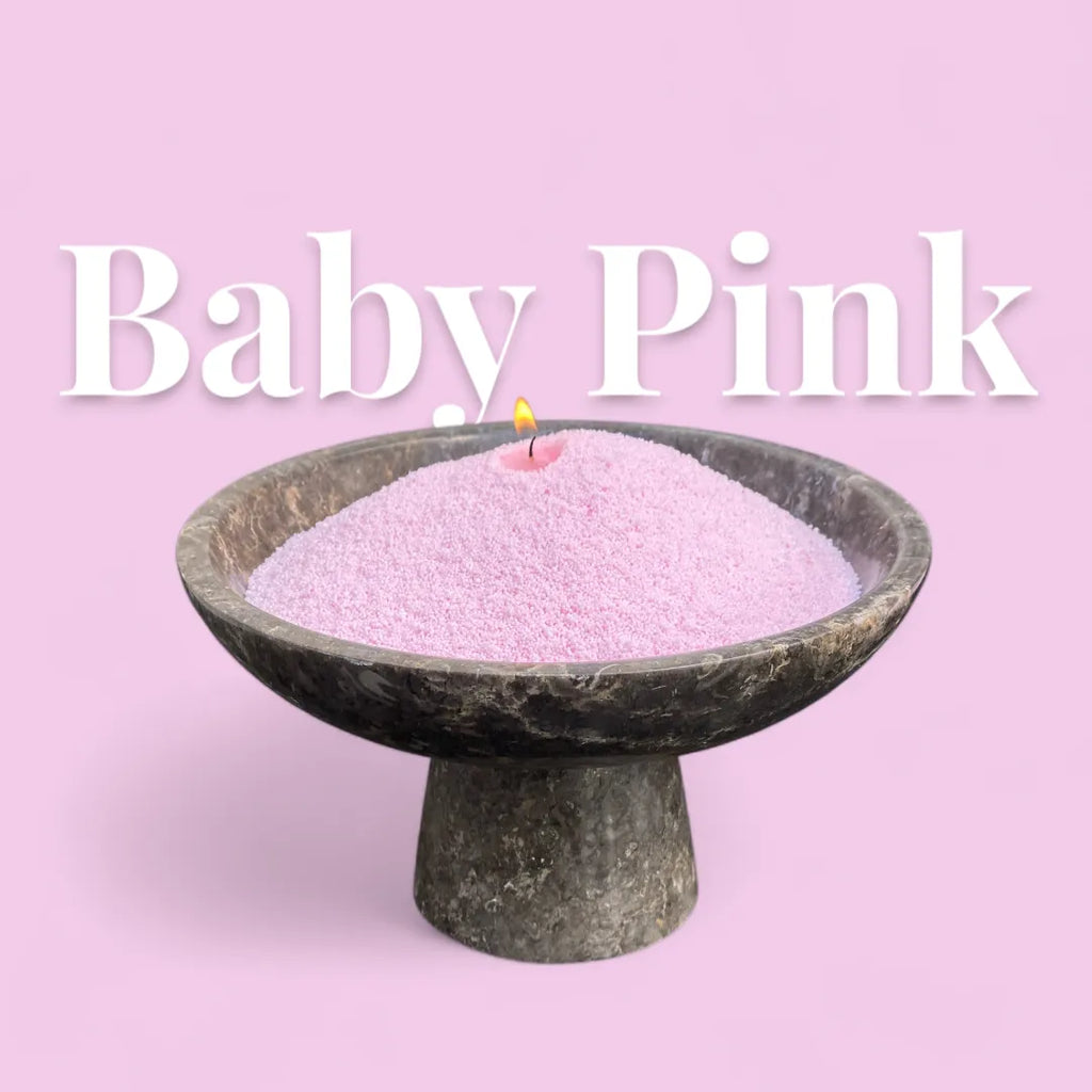Baby Pink unscented Candle Sand 1Kg / 2.20lbs