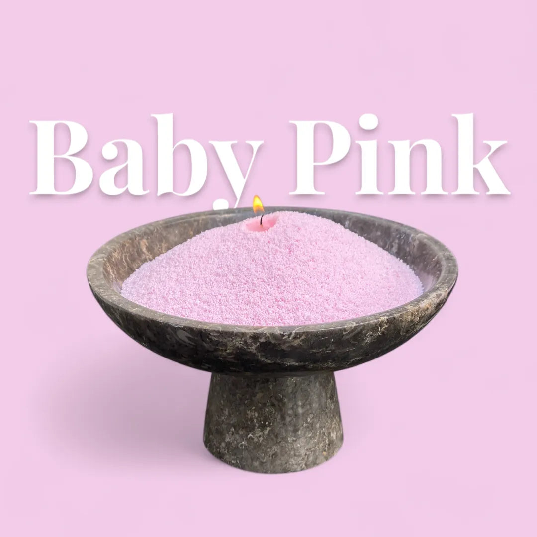 Baby Pink unscented Candle Sand 1Kg / 2.20lbs