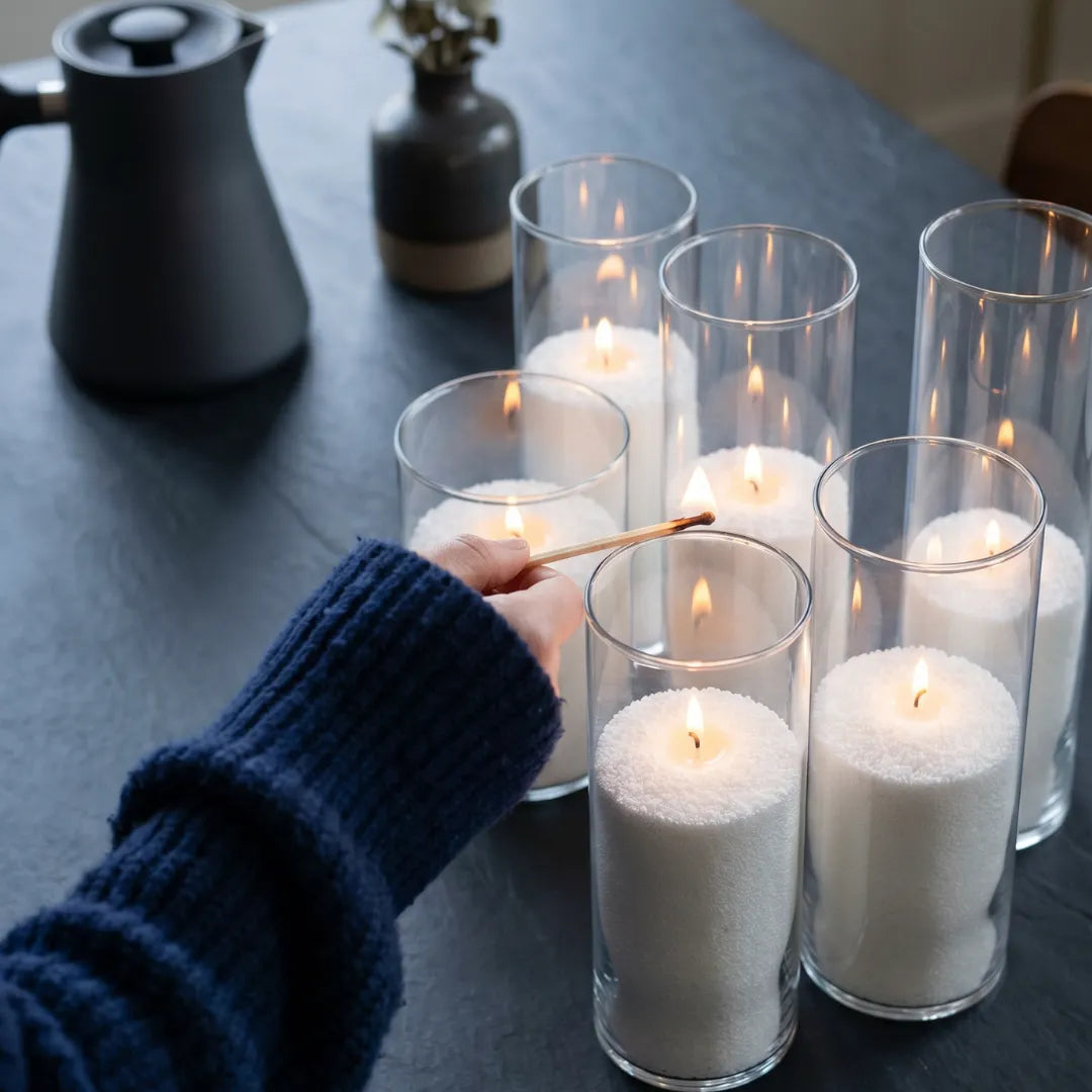White unscented Candle Sand 1Kg / 2.20lbs