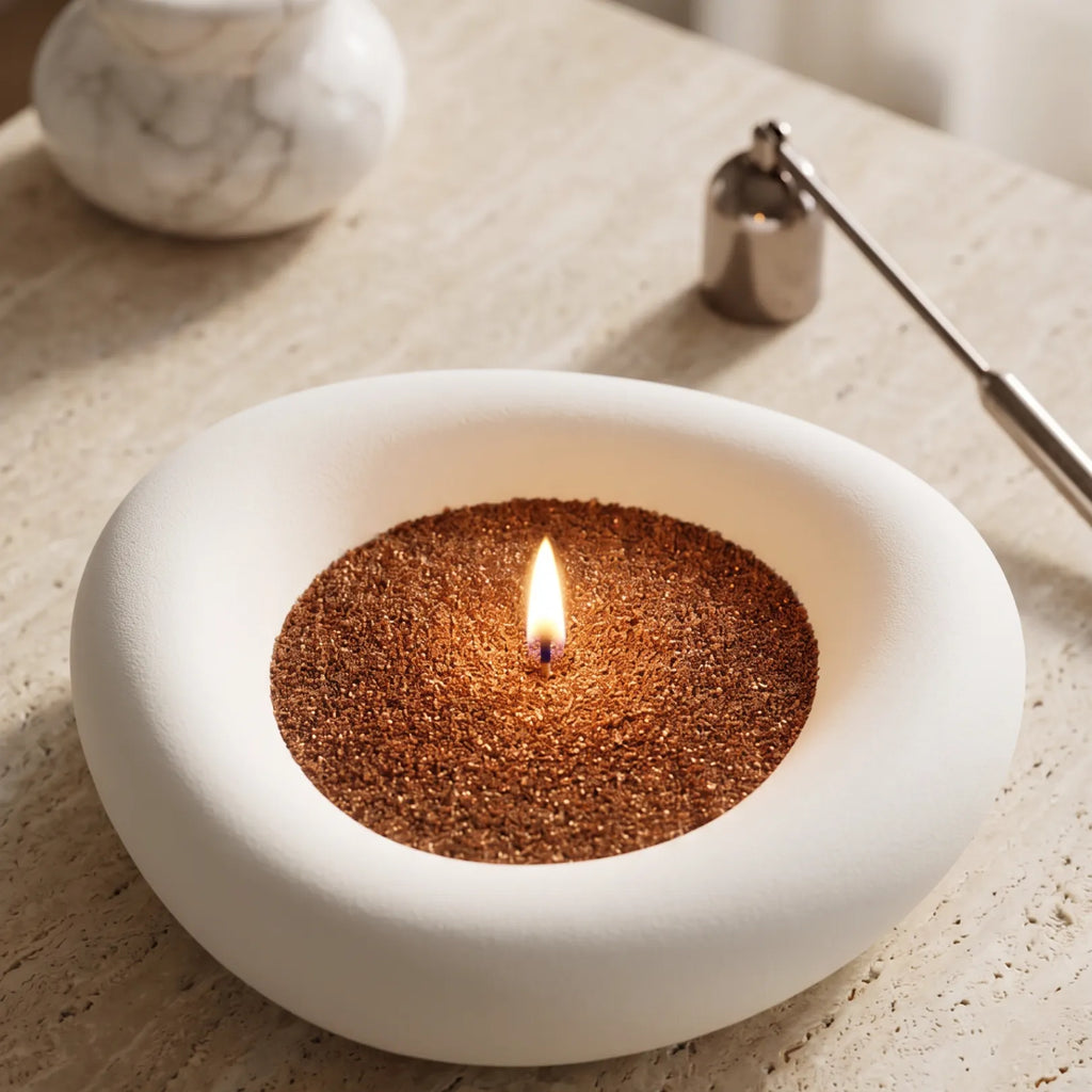 Peacan unscented Candle Sand 1Kg / 2.20lbs