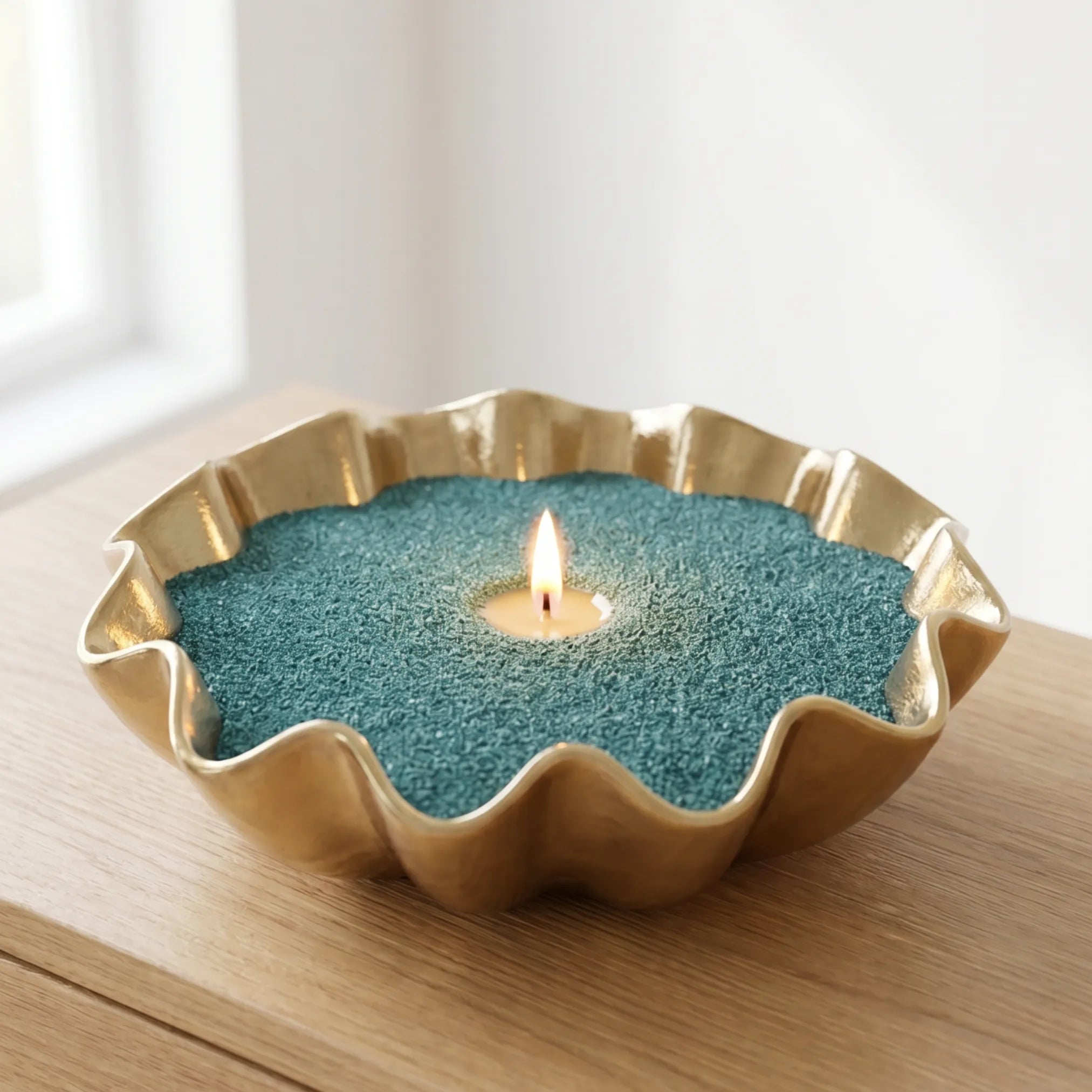 Emerald unscented Candle Sand 1Kg / 2.20lbs