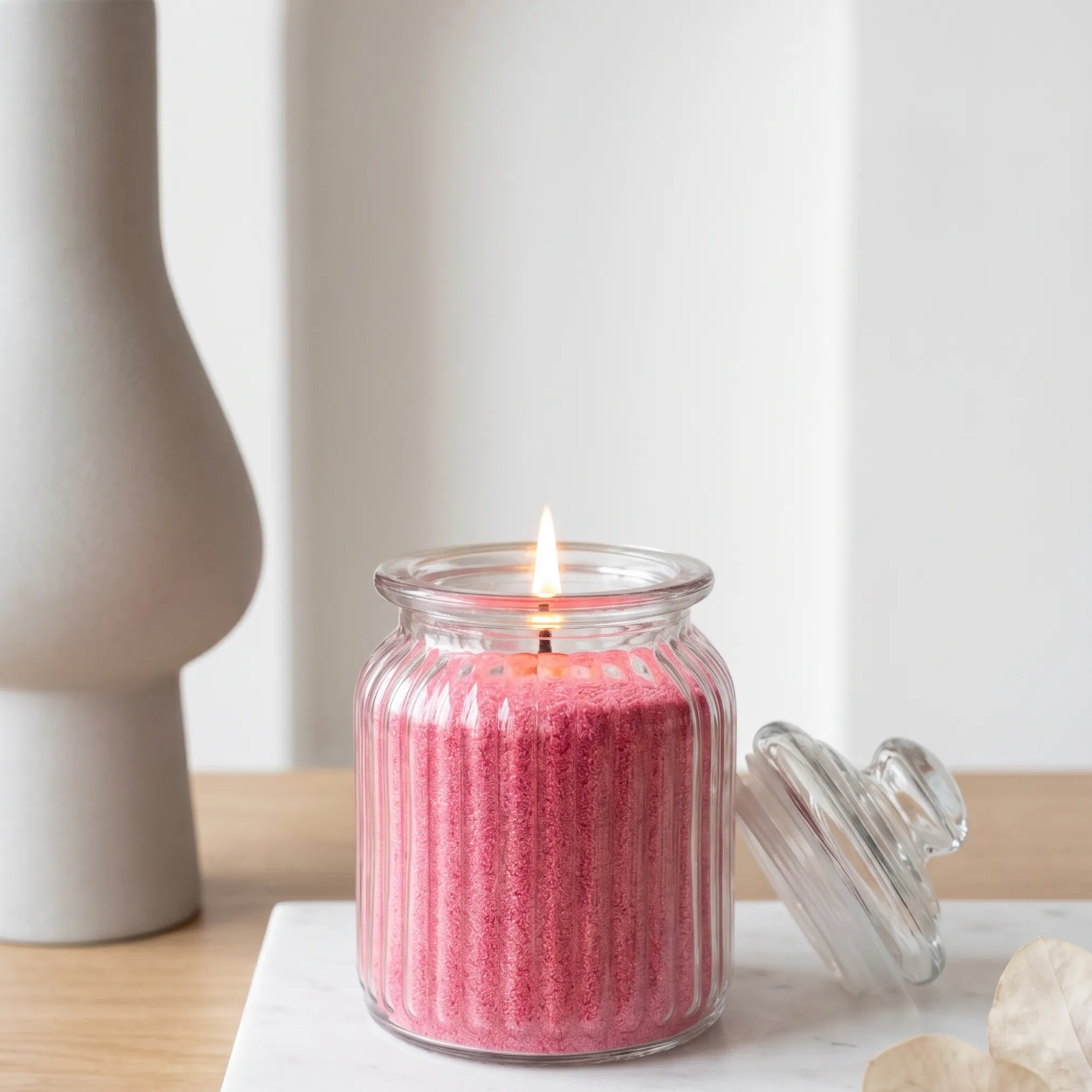 Blush Vintage unscented Candle Sand 1Kg / 2.20lbs