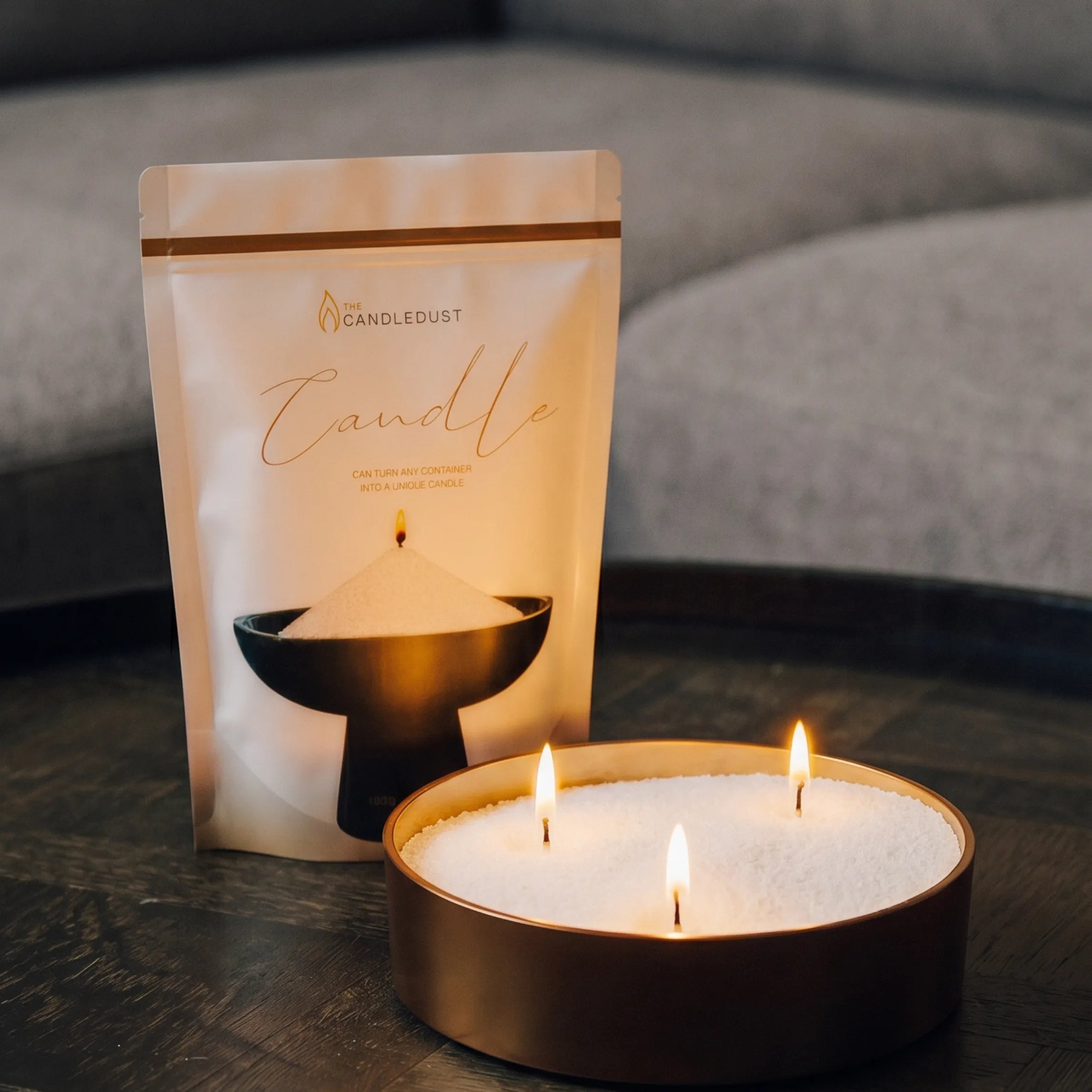 Ivory unscented Candle Sand 1Kg / 2.20lbs