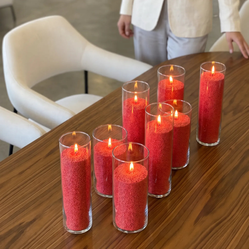 Red unscented Candle Sand 1Kg / 2.20lbs
