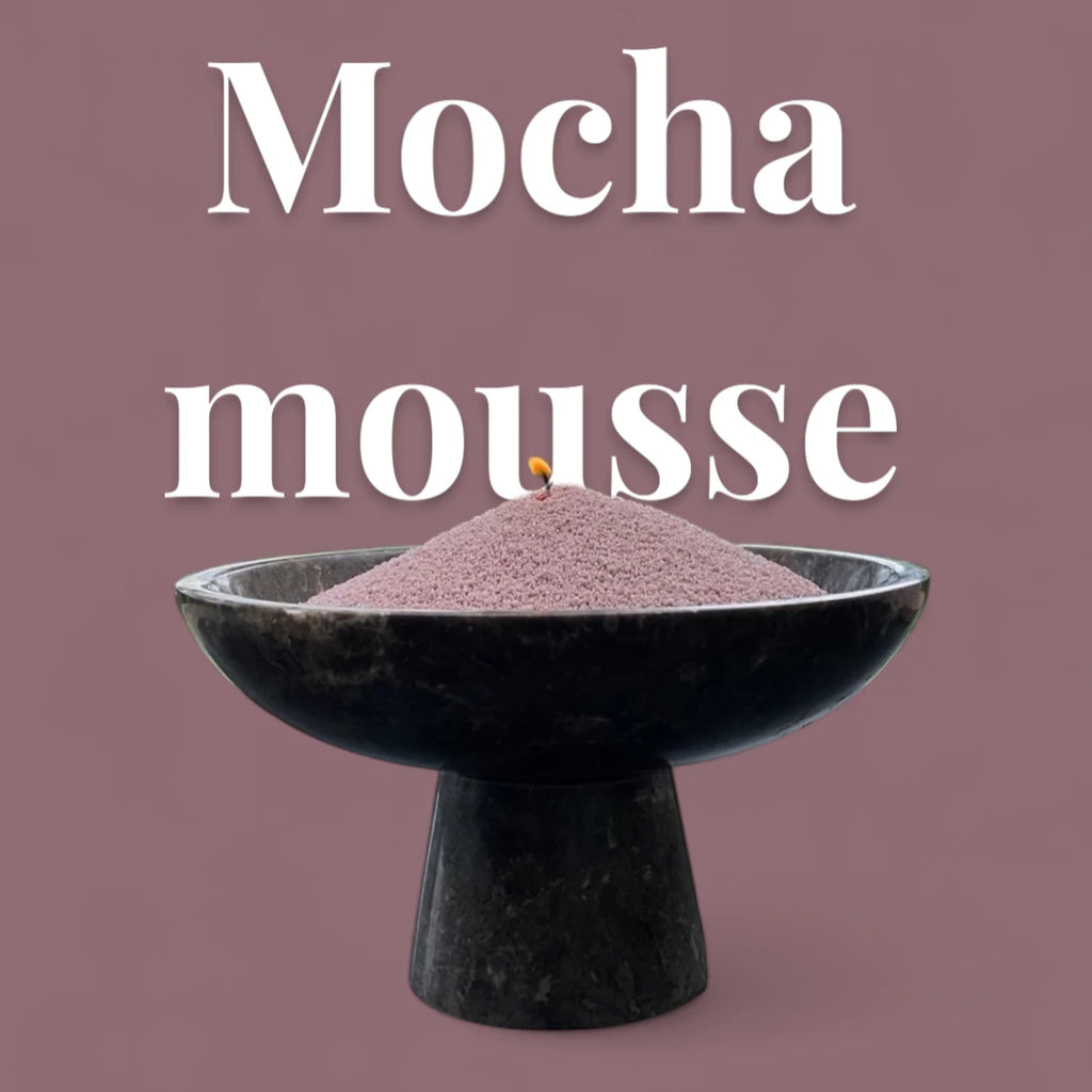 Mocha mousse unscented Candle Sand 1Kg / 2.20lbs