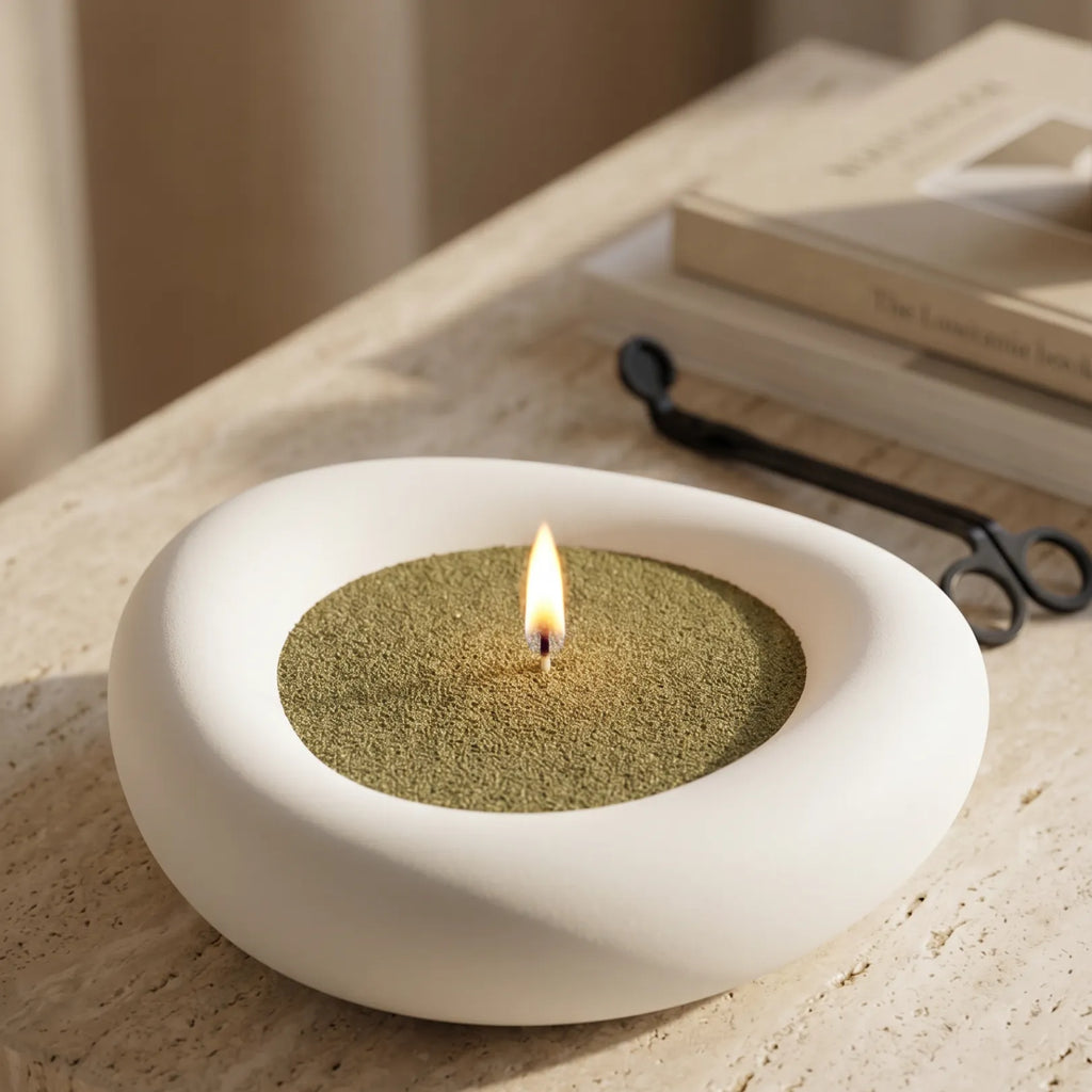 Olive green unscented Candle Sand 1Kg / 2.20lbs