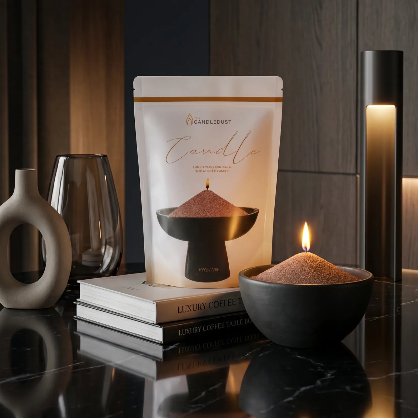Peacan unscented Candle Sand 1Kg / 2.20lbs