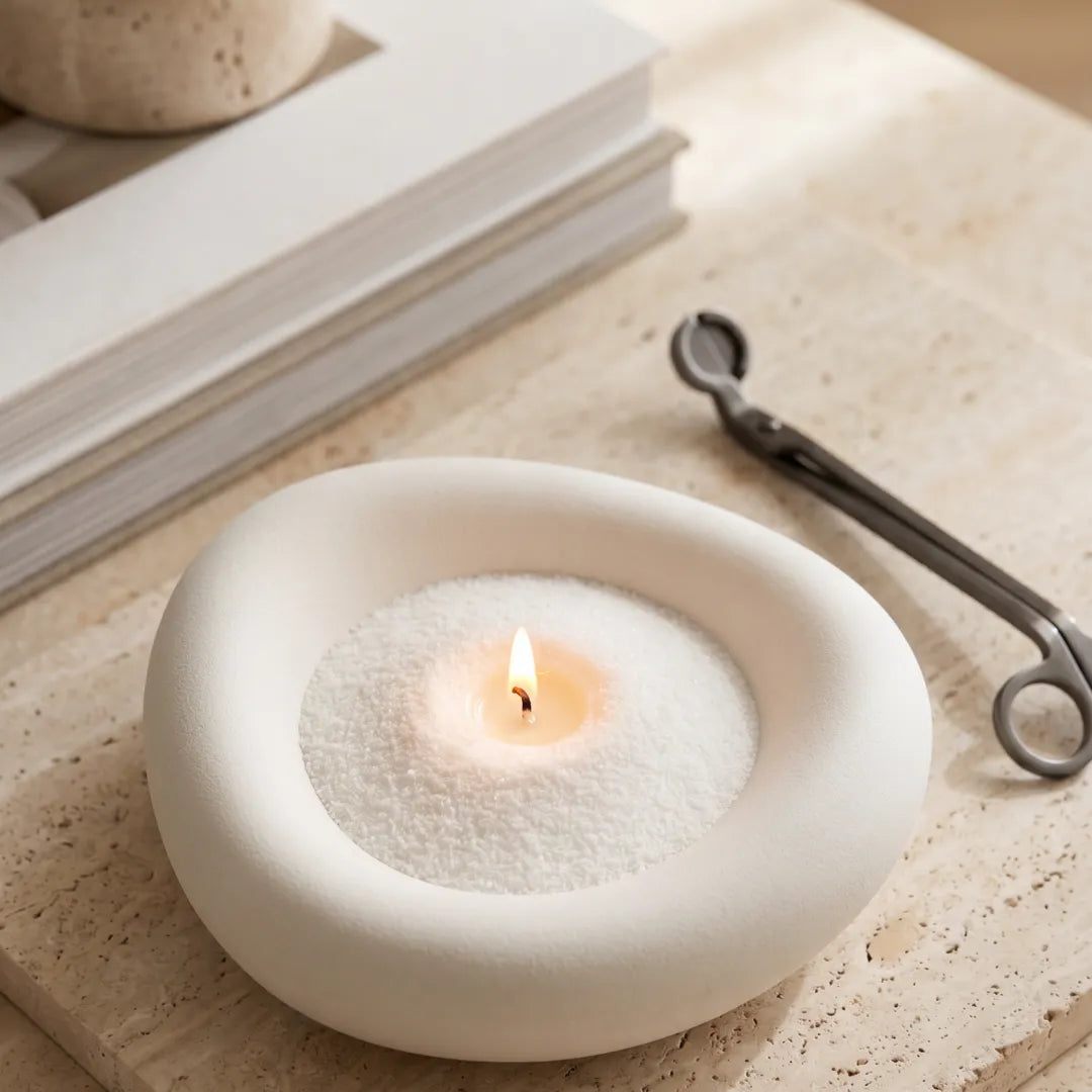 White unscented Candle Sand 1Kg / 2.20lbs