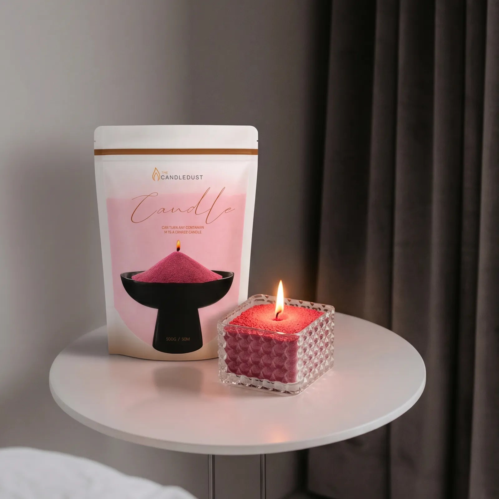 Red unscented Candle Sand 1Kg / 2.20lbs