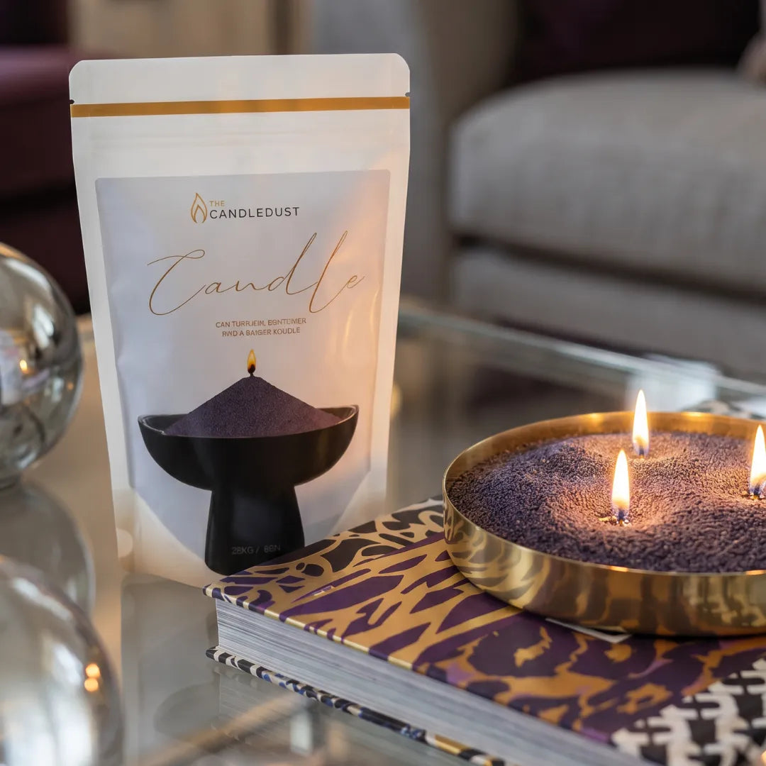 Dark Lilac unscented Candle Sand 1Kg / 2.20lbs