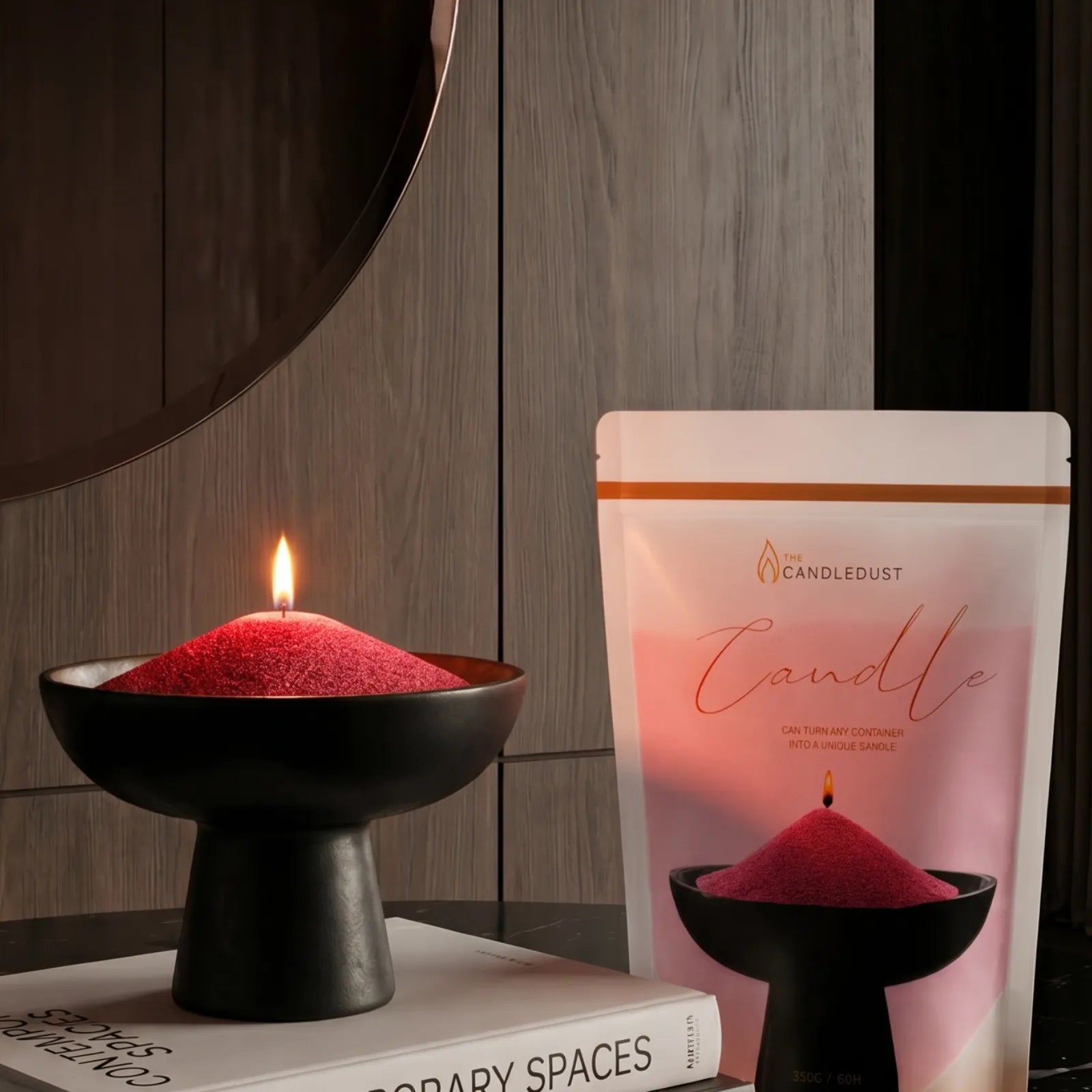 Red unscented Candle Sand 1Kg / 2.20lbs