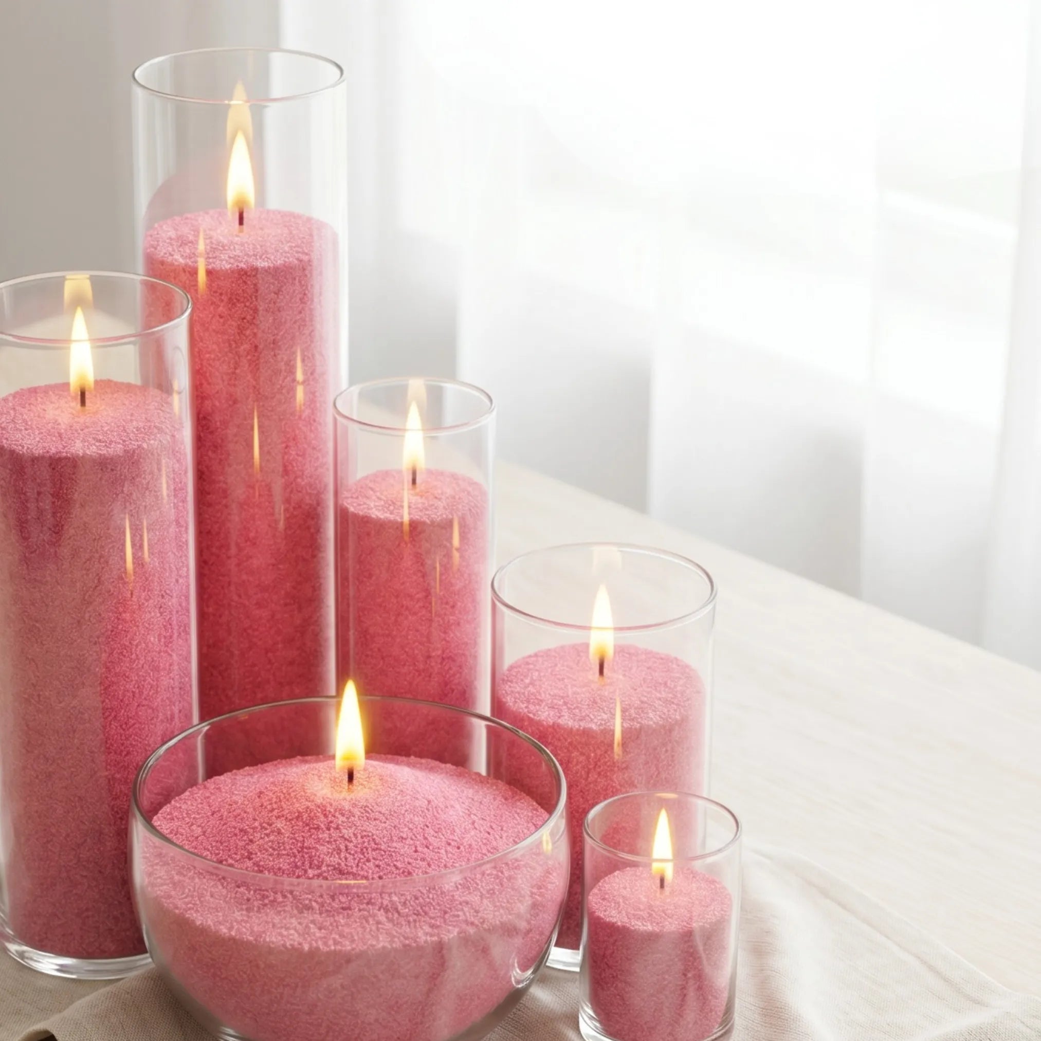 Blush Vintage unscented Candle Sand 1Kg / 2.20lbs