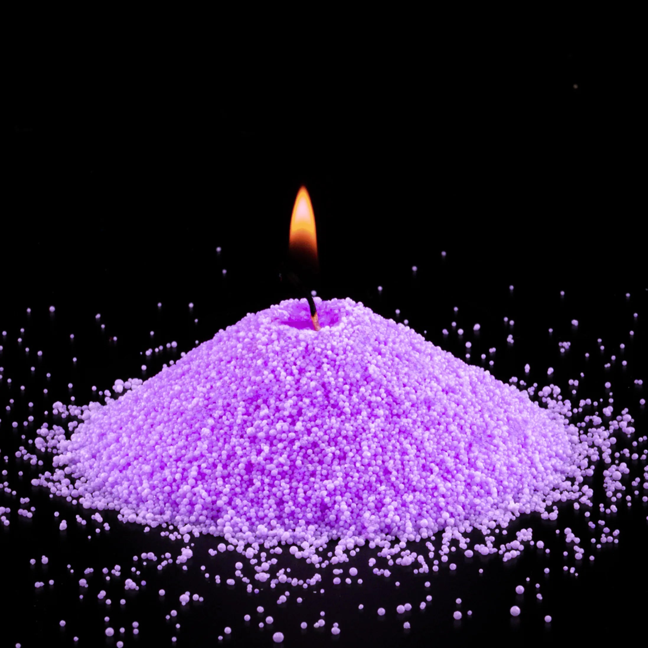 Amethyst unscented Candle Sand 1Kg / 2.20lbs