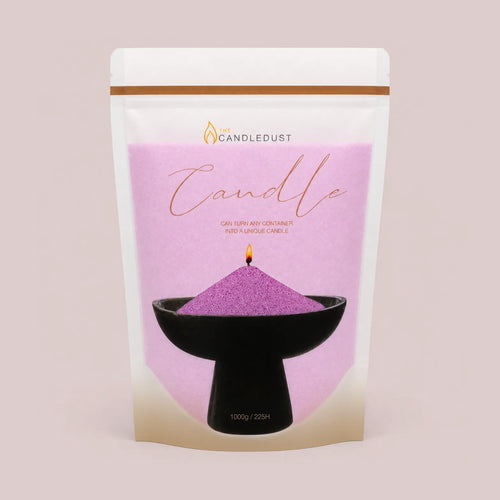 Amethyst unscented Candle Sand 1Kg / 2.20lbs