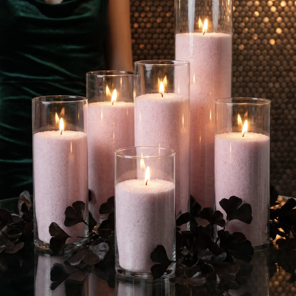 Baby Pink unscented Candle Sand 1Kg / 2.20lbs
