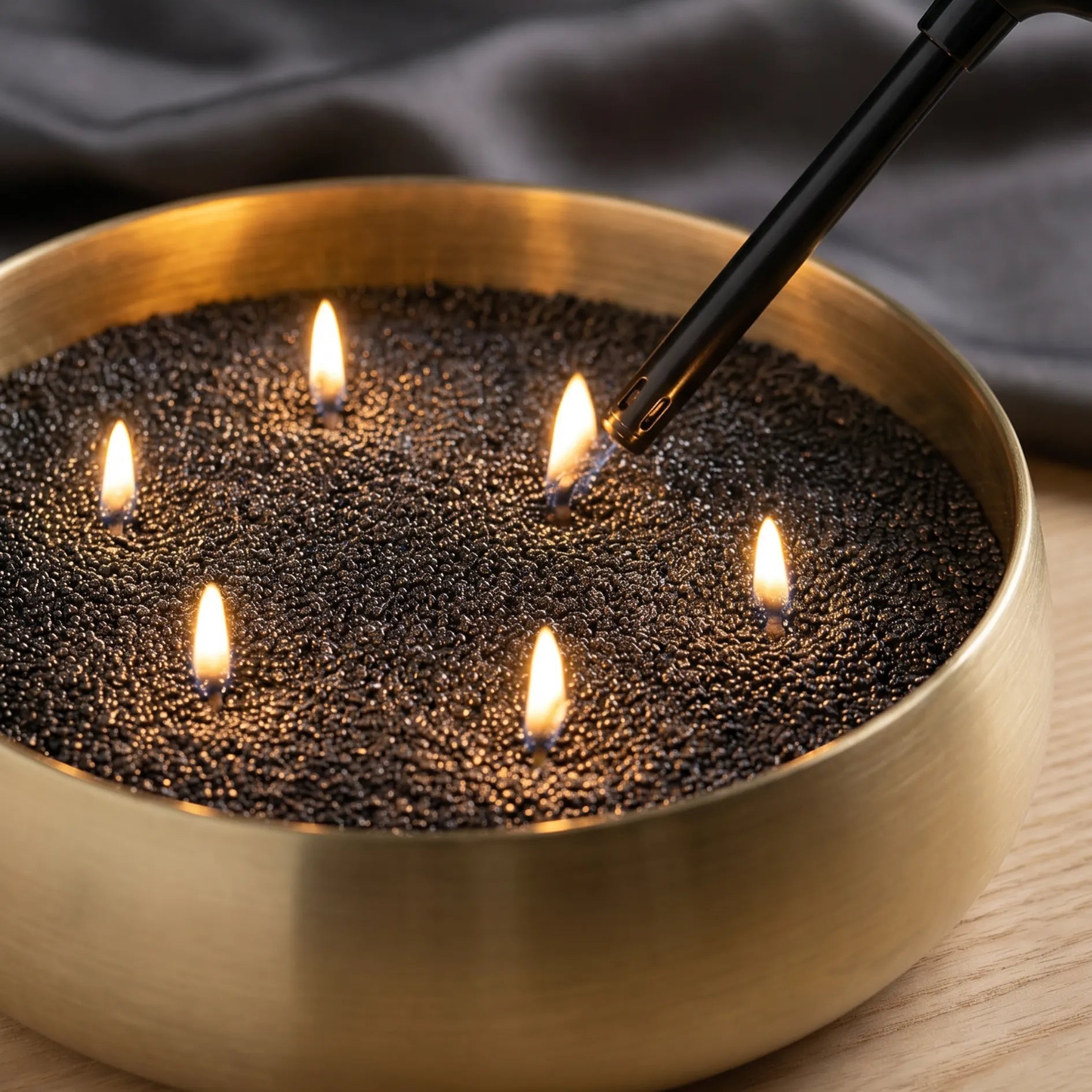 Black unscented Candle Sand 1Kg / 2.20lbs
