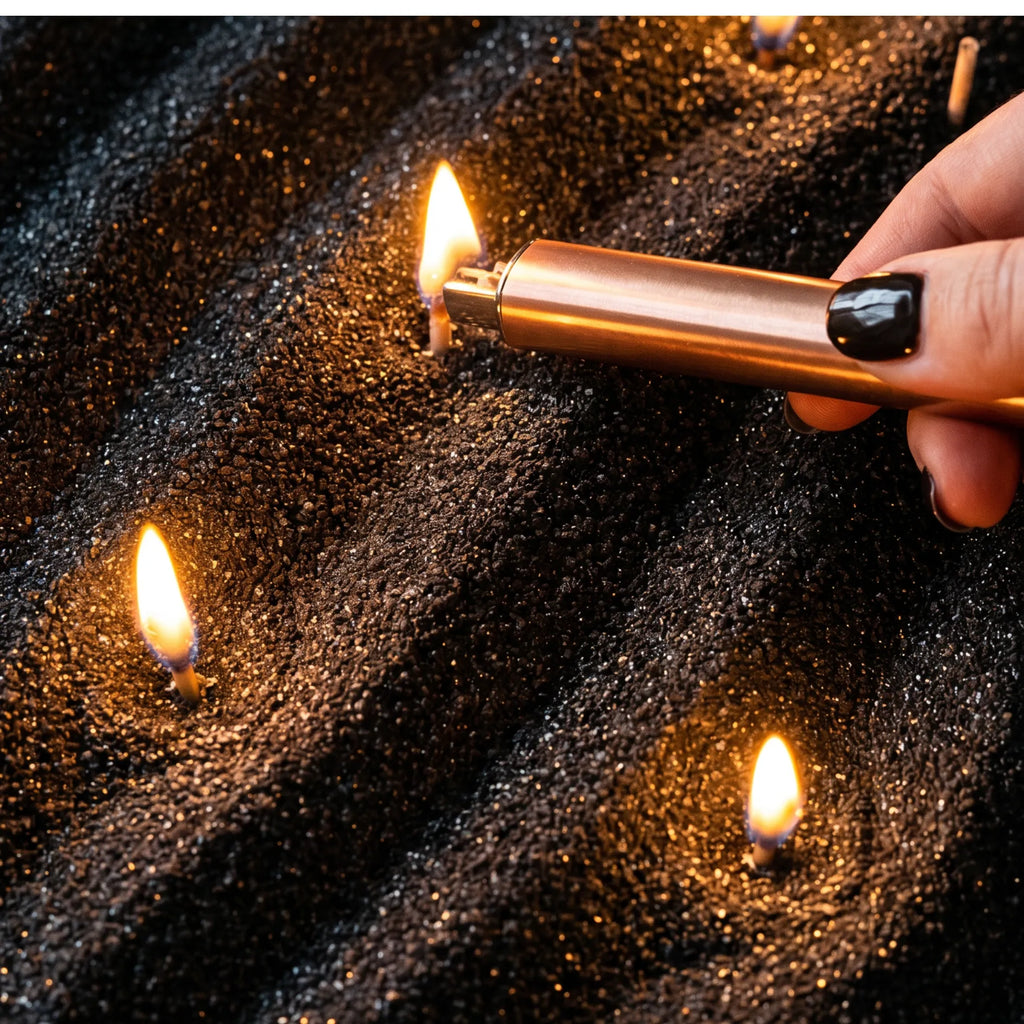 Black unscented Candle Sand 1Kg / 2.20lbs