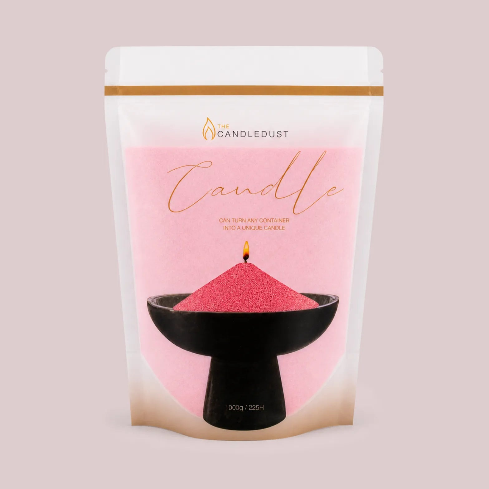 Blush Vintage unscented Candle Sand 1Kg / 2.20lbs