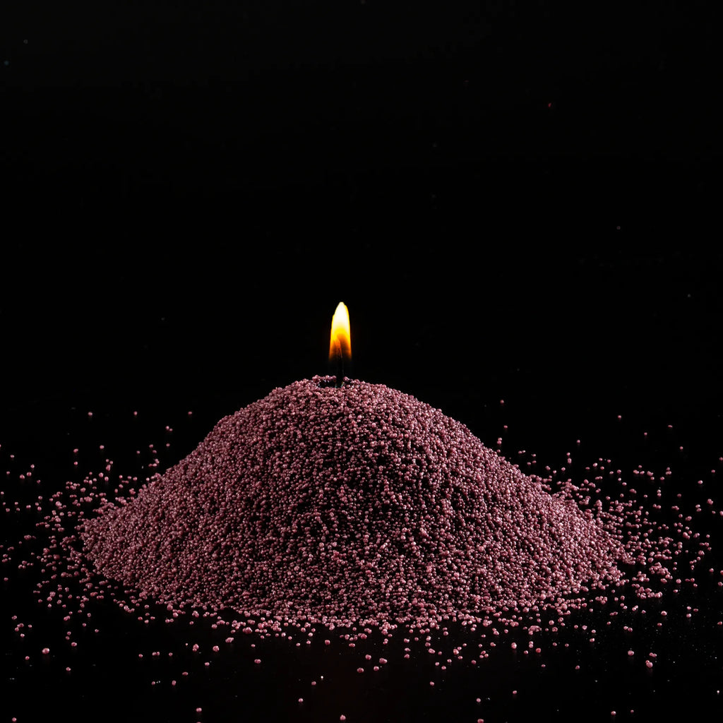 Dark Lilac unscented Candle Sand 1Kg / 2.20lbs