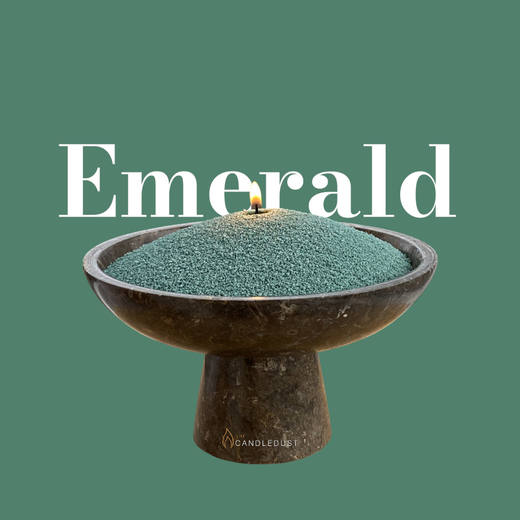 Emerald unscented Candle Sand 1Kg / 2.20lbs