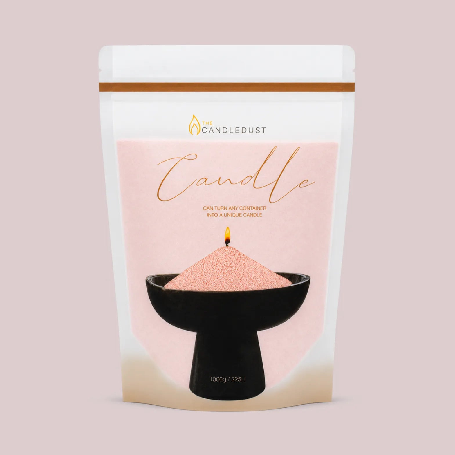 Peach unscented Candle Sand 1Kg / 2.20lbs