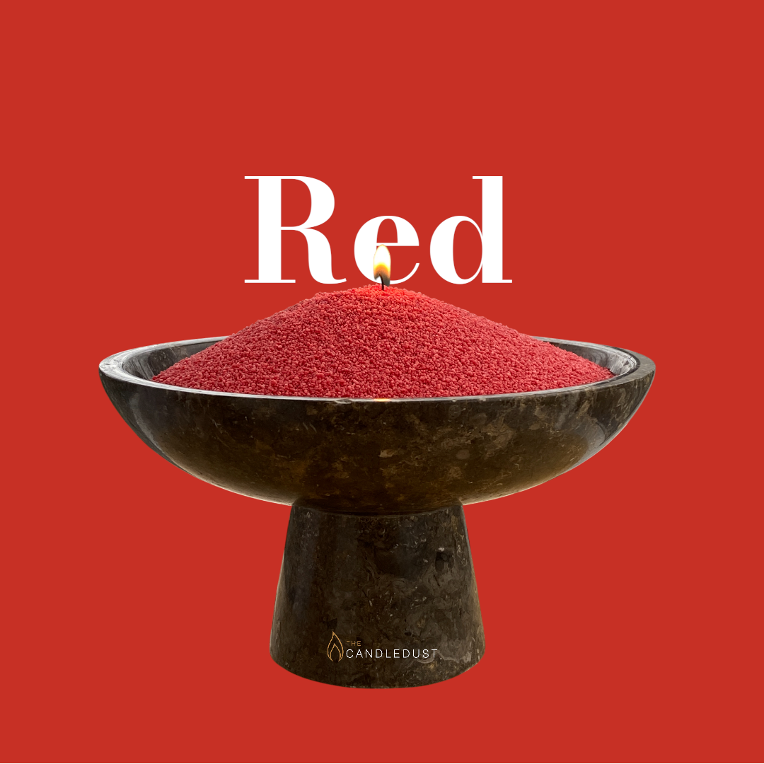 Red unscented Candle Sand 1Kg / 2.20lbs