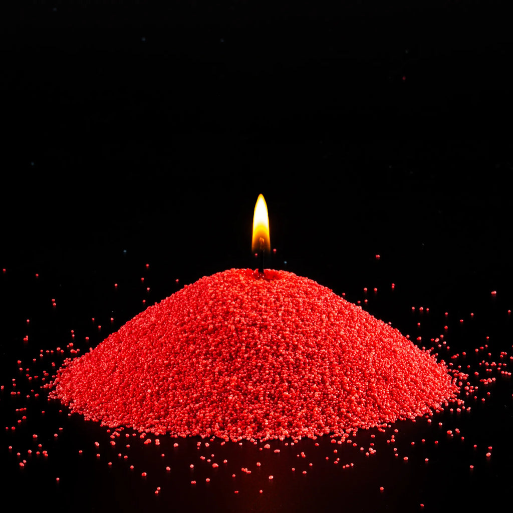 Red unscented Candle Sand 1Kg / 2.20lbs