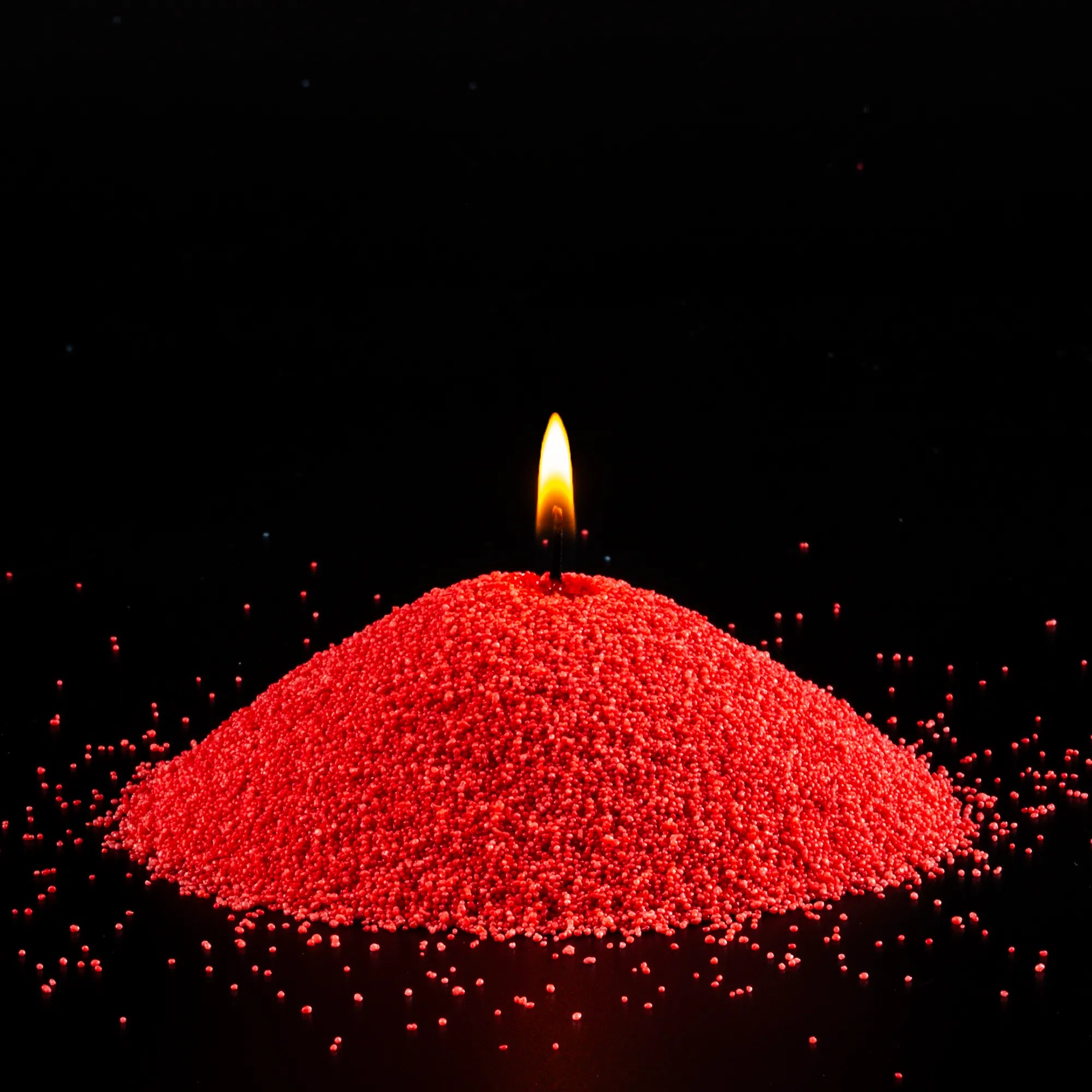Red unscented Candle Sand 1Kg / 2.20lbs