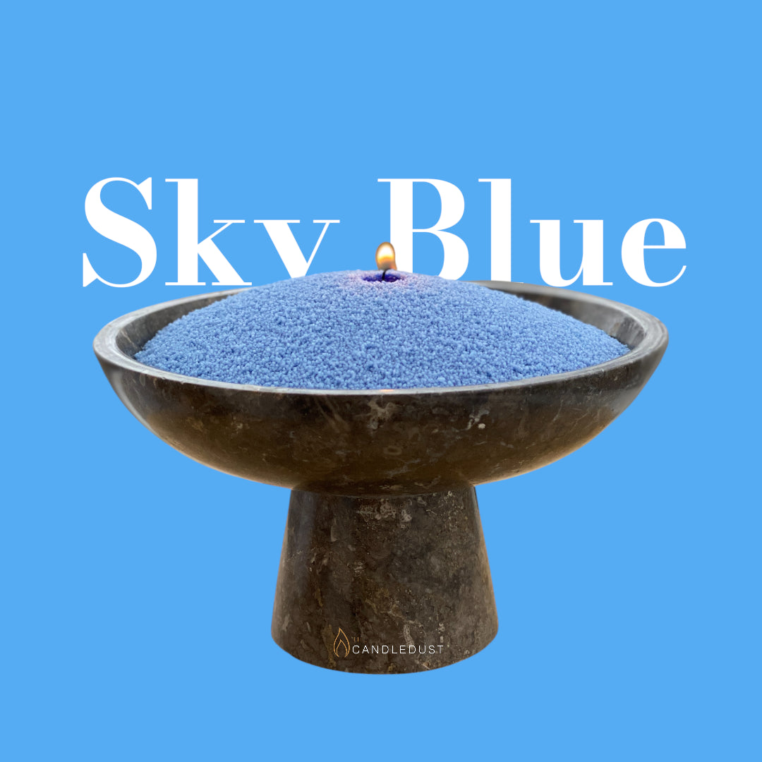 Sky Blue unscented Candle Sand 1Kg / 2.20lbs