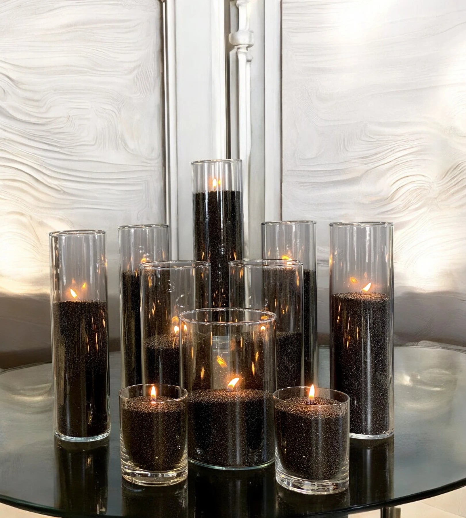 Black unscented Candle Sand 1Kg / 2.20lbs