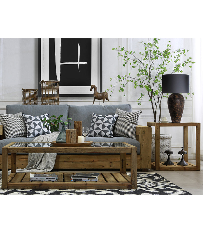 Side table 60x60x65cm RUSTIC